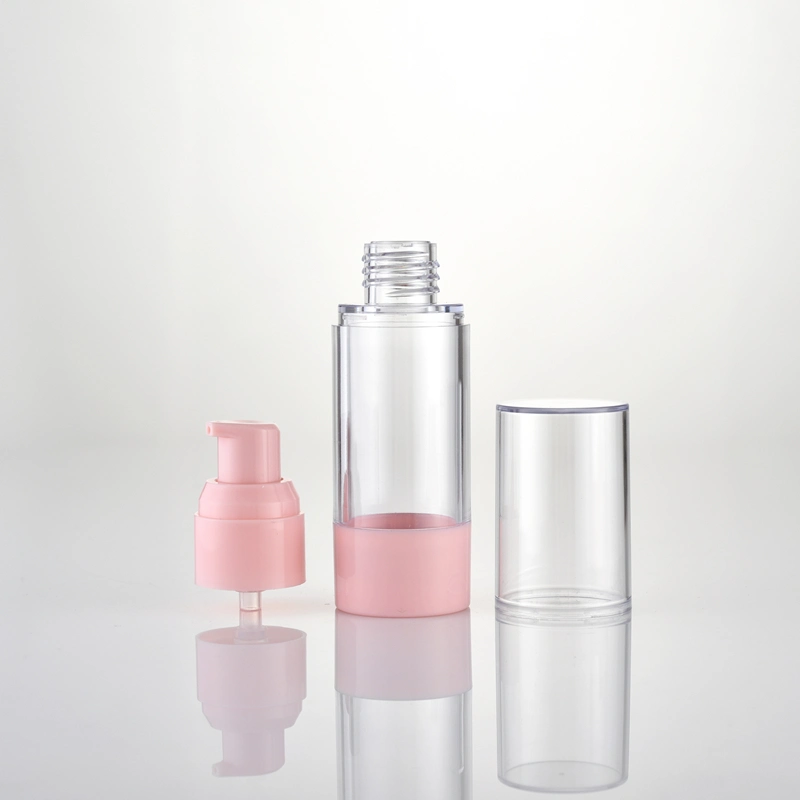Custom Pink Airless Face Cream Pumps Serum Airless Eyes Gel Bottle for Cosmetic Packaging