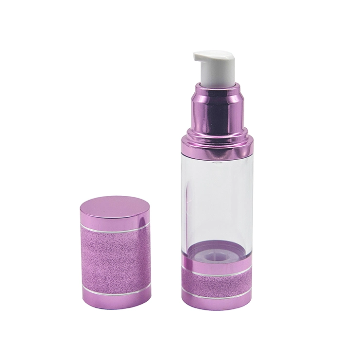 Hot Sale 10ml 15ml 30ml 50ml 100ml Plastic Bottle Skin Care Airless Bottle Spray Pump Bottle with Screw Aluminum Cap