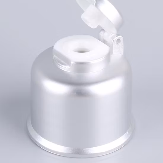 China Factory Silver Bottle Cap Cheap Price 20/410 24/410 28/410 Plastic Flip Top Cap for Facial Cleanser Bottle
