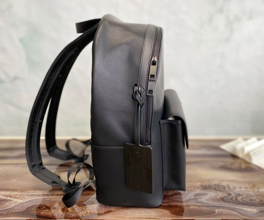 1: 1 Authentic Luxury Designer Leather Backpack Bag Men Shoulder Bag