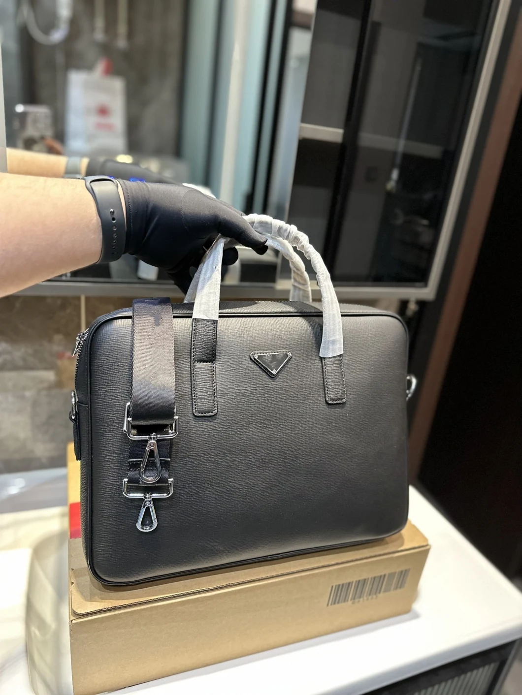 Men Messager Bag Large Capacity Handbag High Quality Leather Shoulder Bag Wholesale