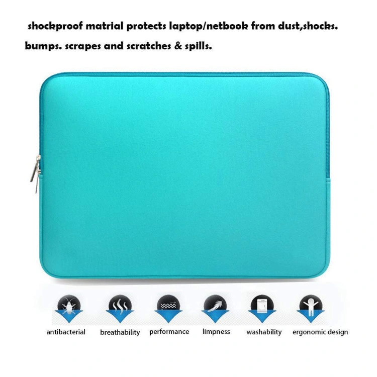 Custom Printed Waterproof Shockproof MacBook Color 13 15 Size Water Resistant Neoprene Notebook Laptop Computer Sleeve Case Cover Carrying Pouch Bag