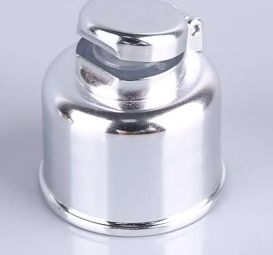 China Factory Silver Bottle Cap Cheap Price 20/410 24/410 28/410 Plastic Flip Top Cap for Facial Cleanser Bottle