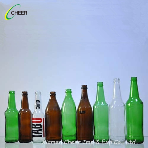 High Quality 330ml Glass Bottle Amber/Blue/Clear Empty Bottle for Beer