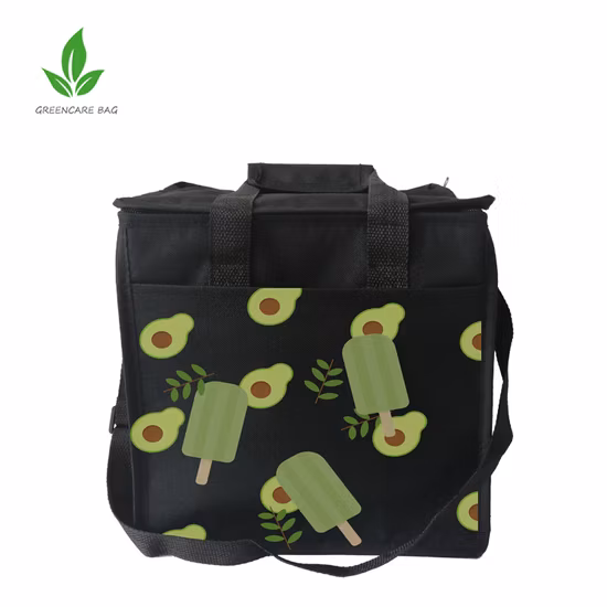 600d Thermal Polyester Tote Custom Cooler Bag Food Cooler Bags Insulated Lunch Bag for Women Men
