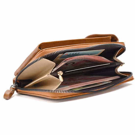 Small Crossbody Bags Lady Cell Phone Wallet Fashion Leather Wallet for Women Purse Mobile Phone Bags