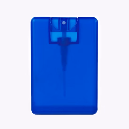 Perfume Packaging Refillable Pocket Size 15ml 20ml Plastic Credit Card Flat Spray Bottle