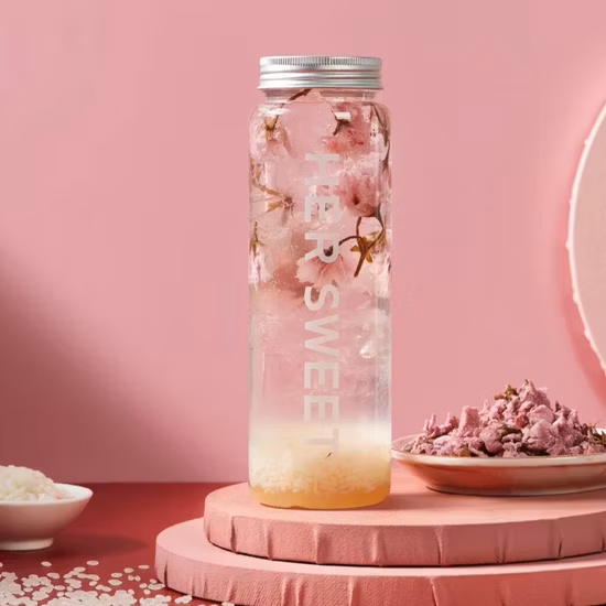 350ml 500ml Milk Tea Plastic Bottles for Juice Boba