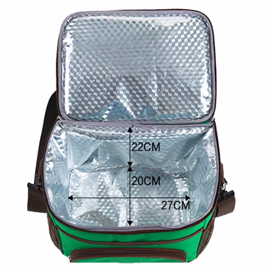 600d Melange Polyester Tote Custom Cooler Insulated Lunch Bag for Women Men