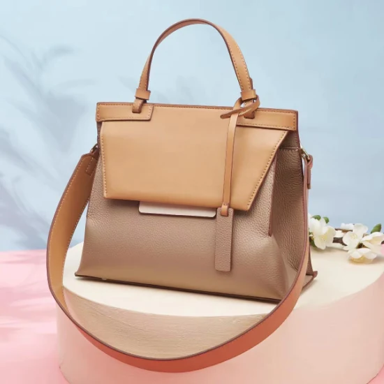 Large Capacity Light Luxury Washable Goat Leather Fashion Ladies Handbag